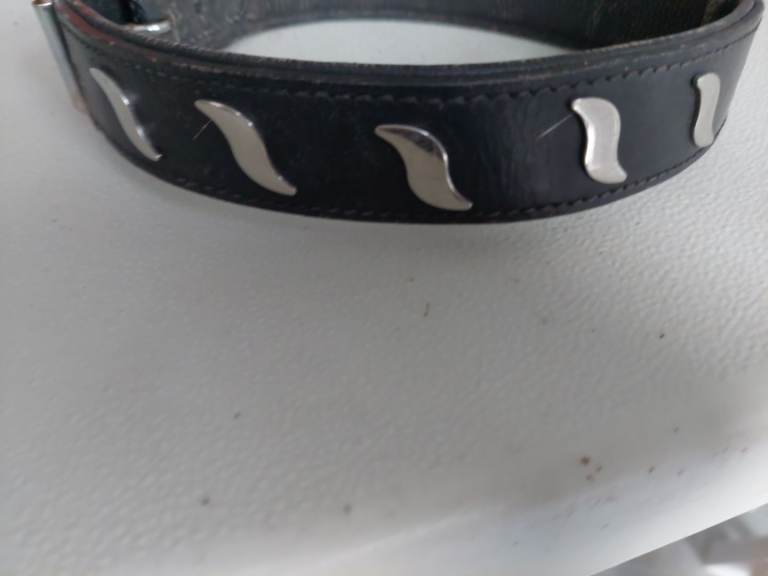 Chunky Black Dog Collar,  its been used a few times
