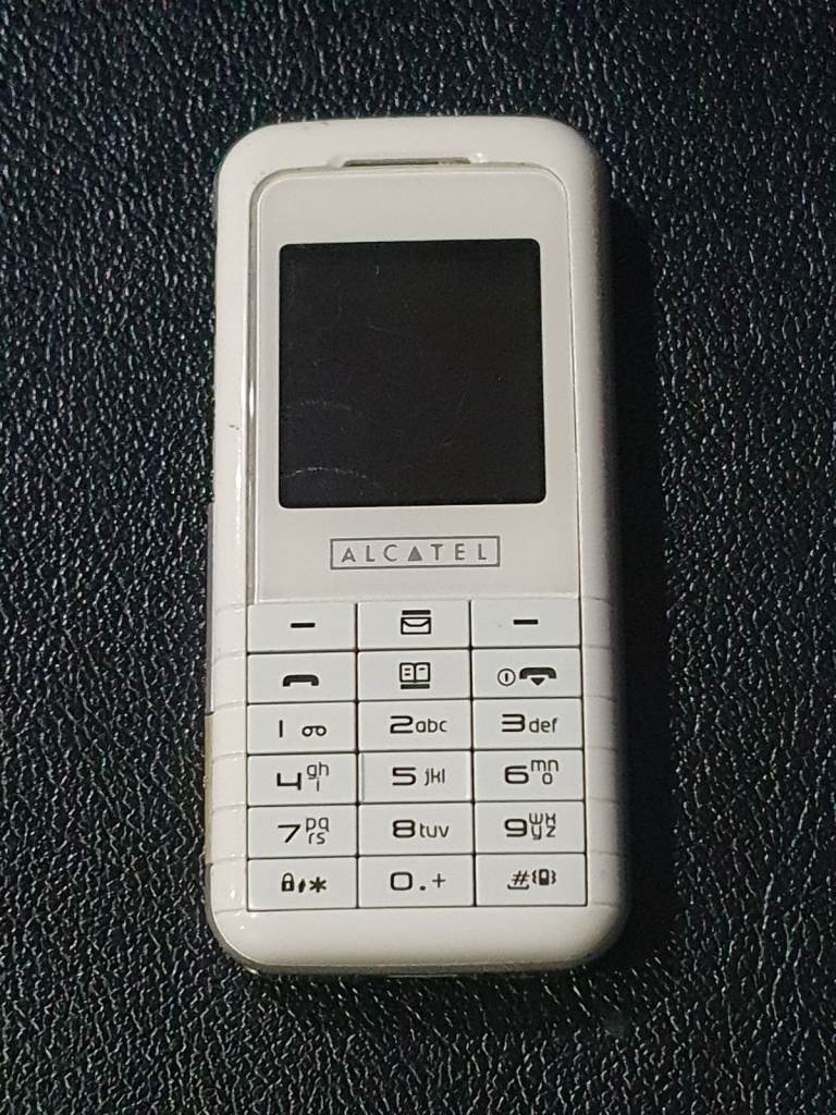 ALCATEL Onetouch C64 White Mobile Phone NO BATTERY