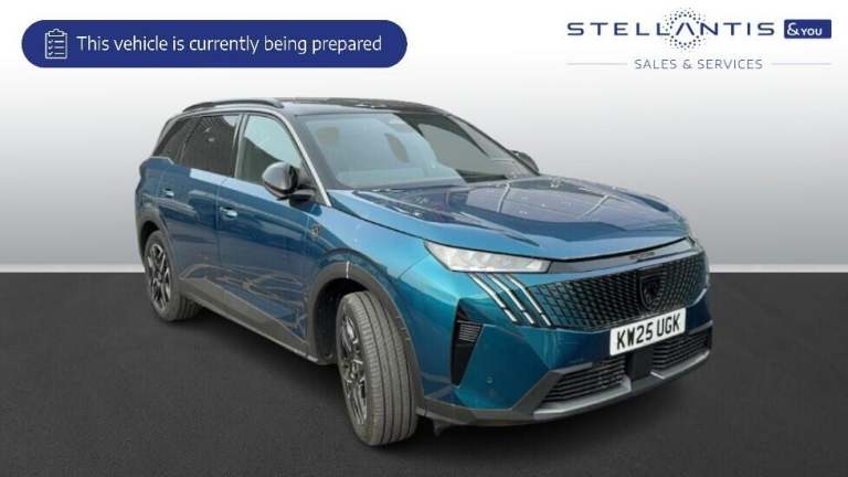 2025 Peugeot 5008 1.2 GT SUV 5dr Petrol Hybrid e-DSC6 Euro 6 (s/s) (136 ps) SUV Hybrid Automatic