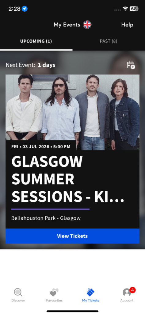 Glasgow Summer Sessions Concert Tickets - Bellahouston Park