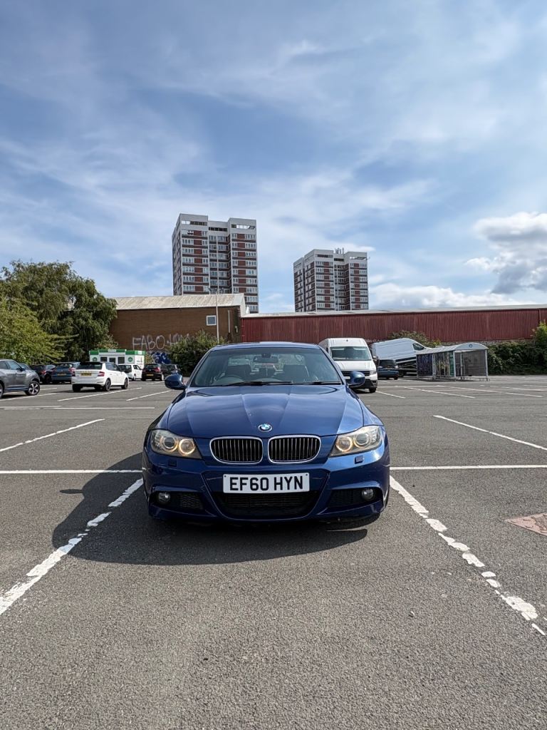 BMW 325D m sport 2011 e90 blue saloon 3L diesel 3 series 