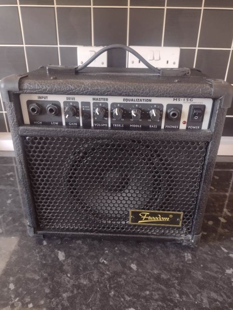 Freedom MS-15G Guitar Amplifier – Working Condition