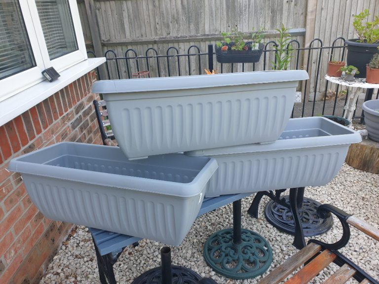 Trough plant pots new large