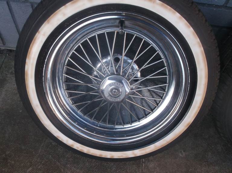 Chrome wire wheels -Sunbeam Alpine/Ford Capri kit car etc | in West ...