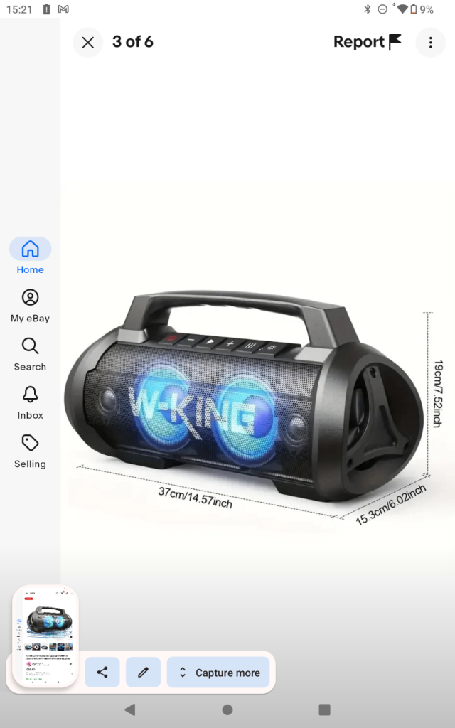 Wking 140wat Bluetooth speaker brand New Very good quality product opened never used 