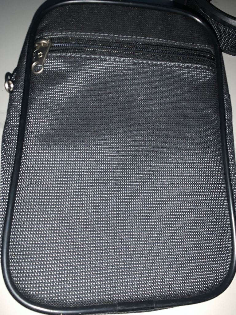 Samsonite dark grey cross body bag with straps