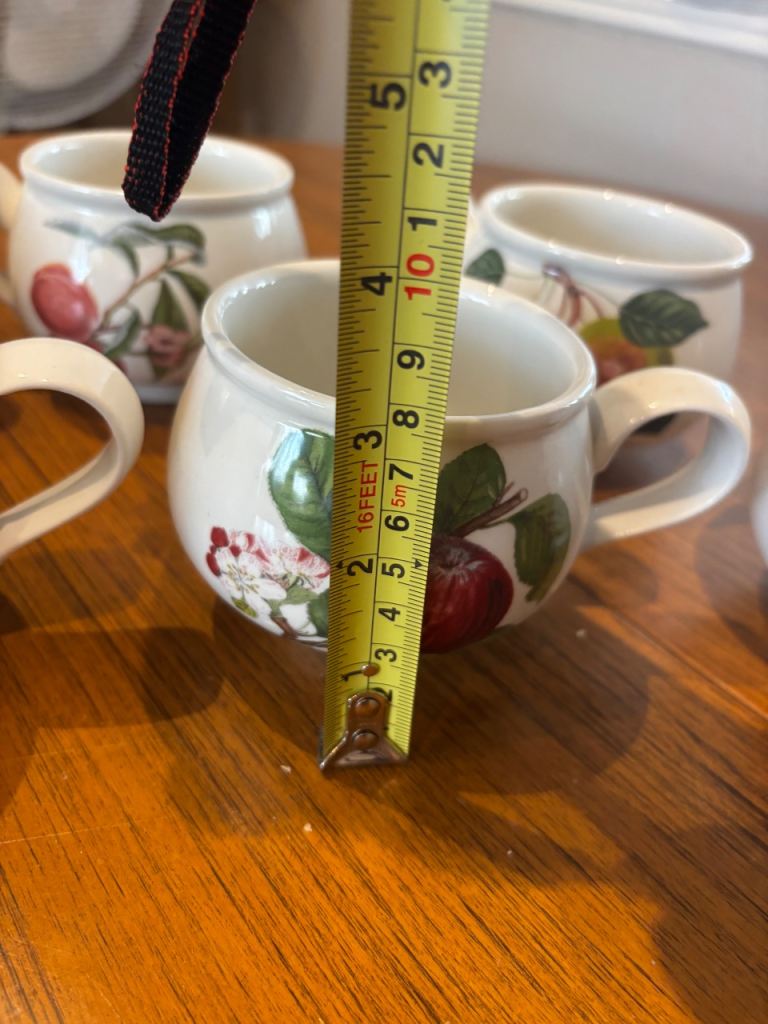 Portmeirion mugs × 6
