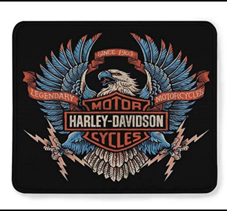 Brand New Harley-Davidson Mouse Mat - Legendary Motorcycles Design