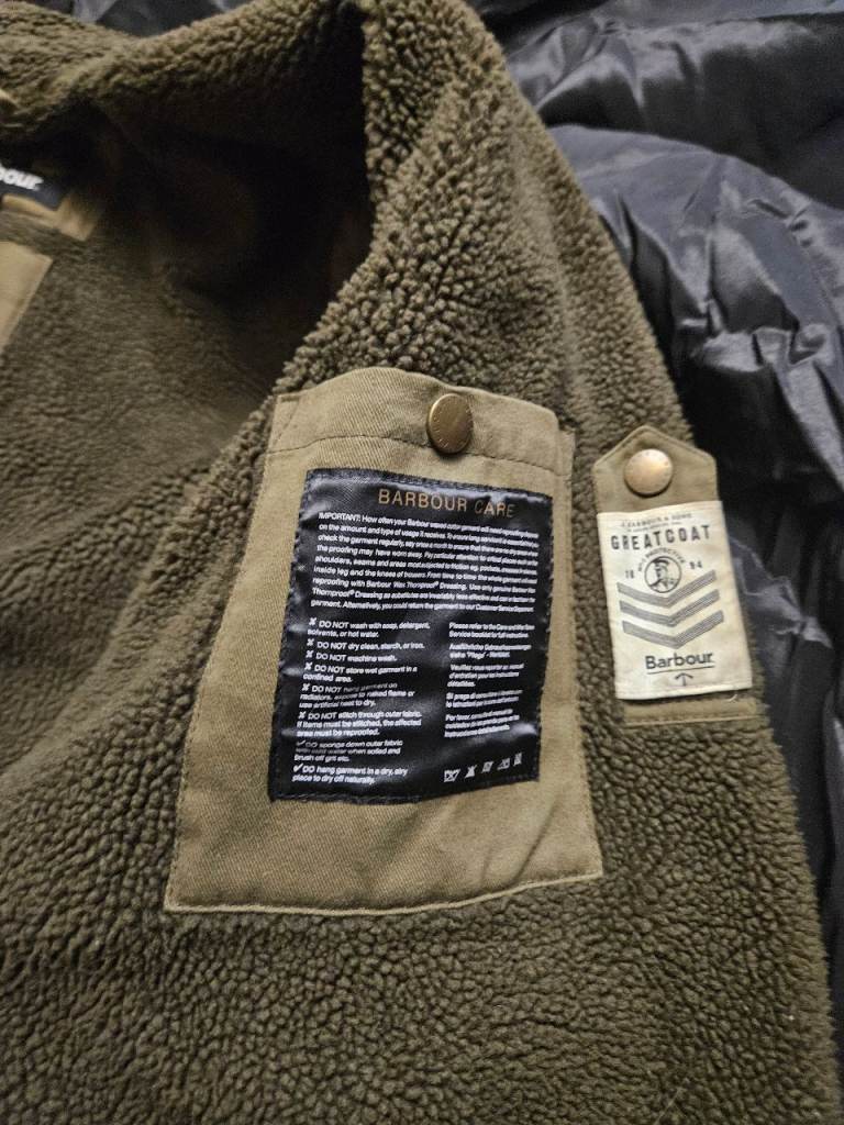 Barbour wax jacket