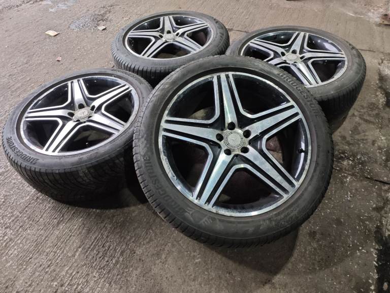 GENUINE 21" MERCEDES AMG ALLOY WHEELS 5X112 ML63 ML GL CLASS A1644015202