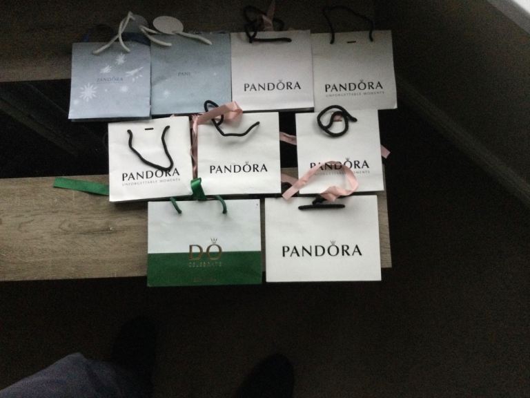 image for Various Pandora gift bags.
