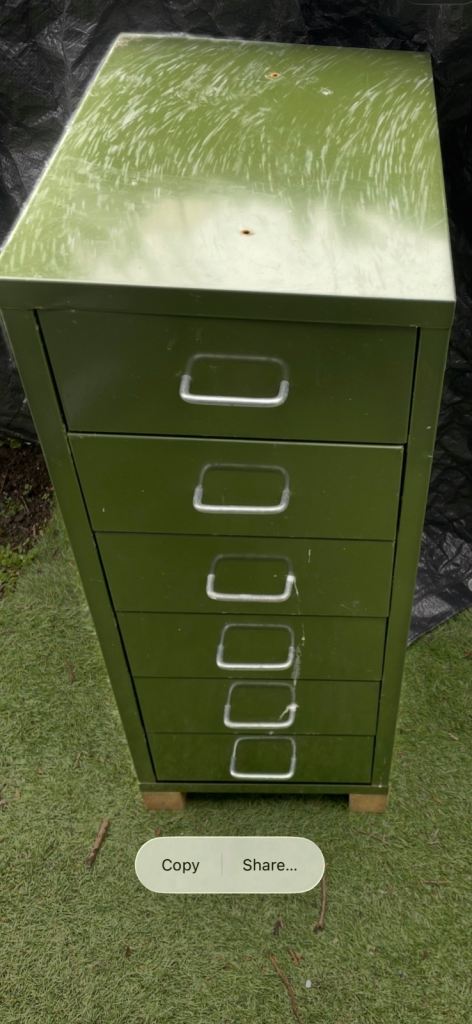 X 2 multi drawer cabinets 