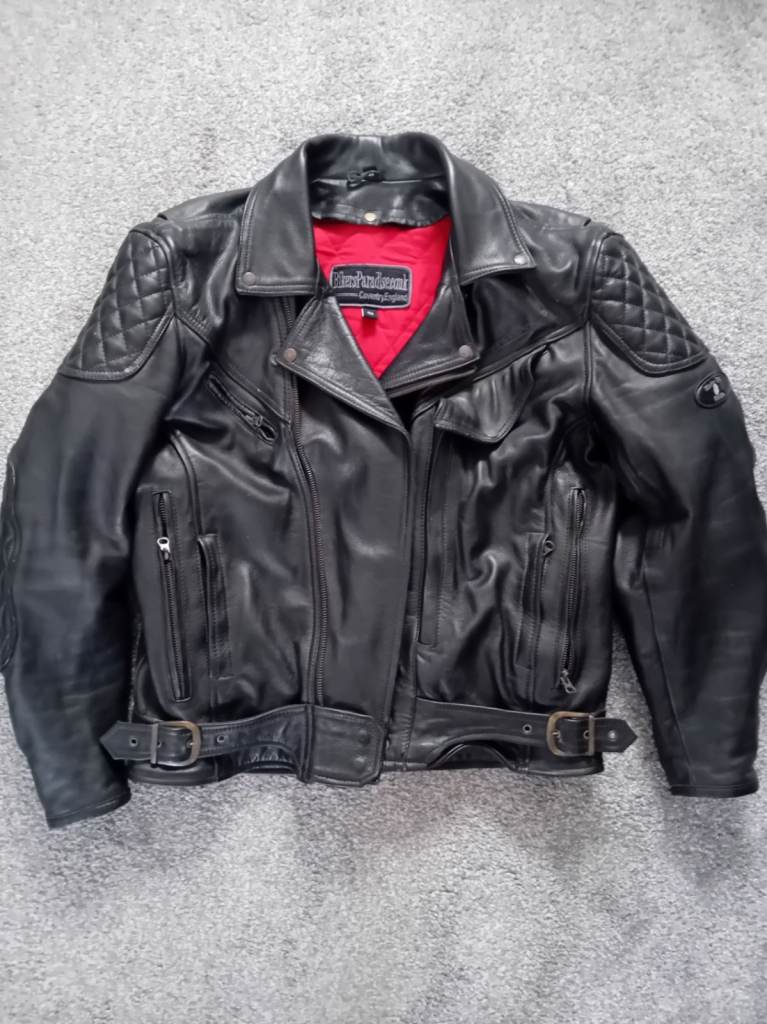 LEATHER MOTORCYCLE JACKET by "Bikers Paradise of Coventry"