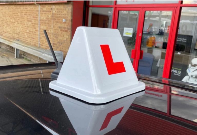 Learner Driver Driving School Instructor Magnetic Car Roof Sign
