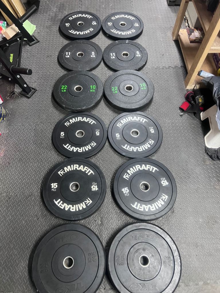 Bumper plates £2 kg