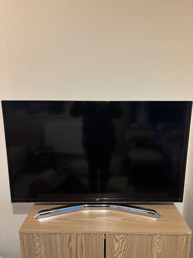 JVC flat screen 42” TV. 