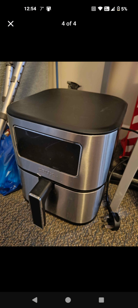 CRUX 6L Digital Air Fryer - Like New - Edgbaston