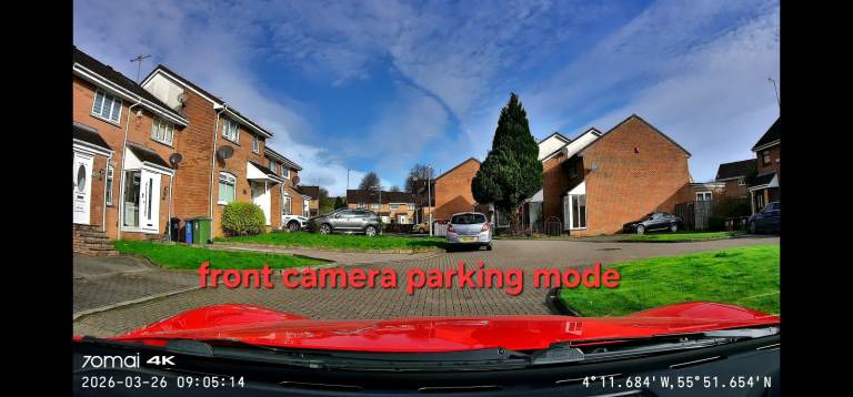 70mai T800E 4K 3 Channel Dash Cam, 4K+1080P Front Inerior and Rear/CPL filters 