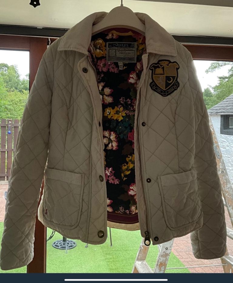 image for JOULES JACKET size 6. Cream/off white in IMMACULATE CLEAN CONDITION thanks 🙏 