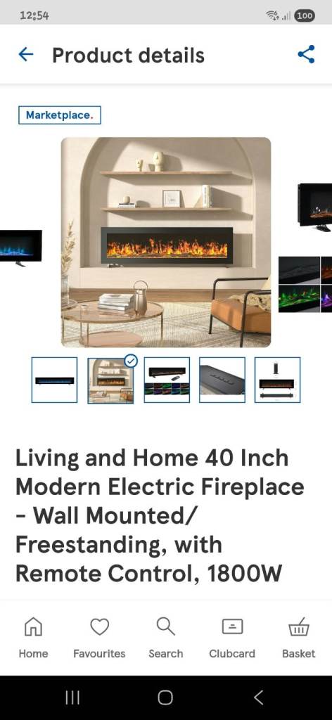Brand new electric fire 