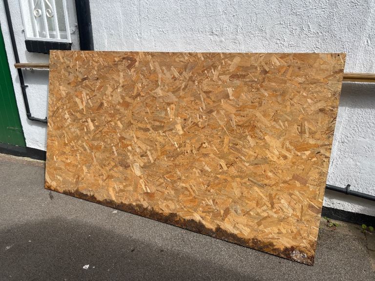 4 Large OSB Wood Sheets – Used Condition