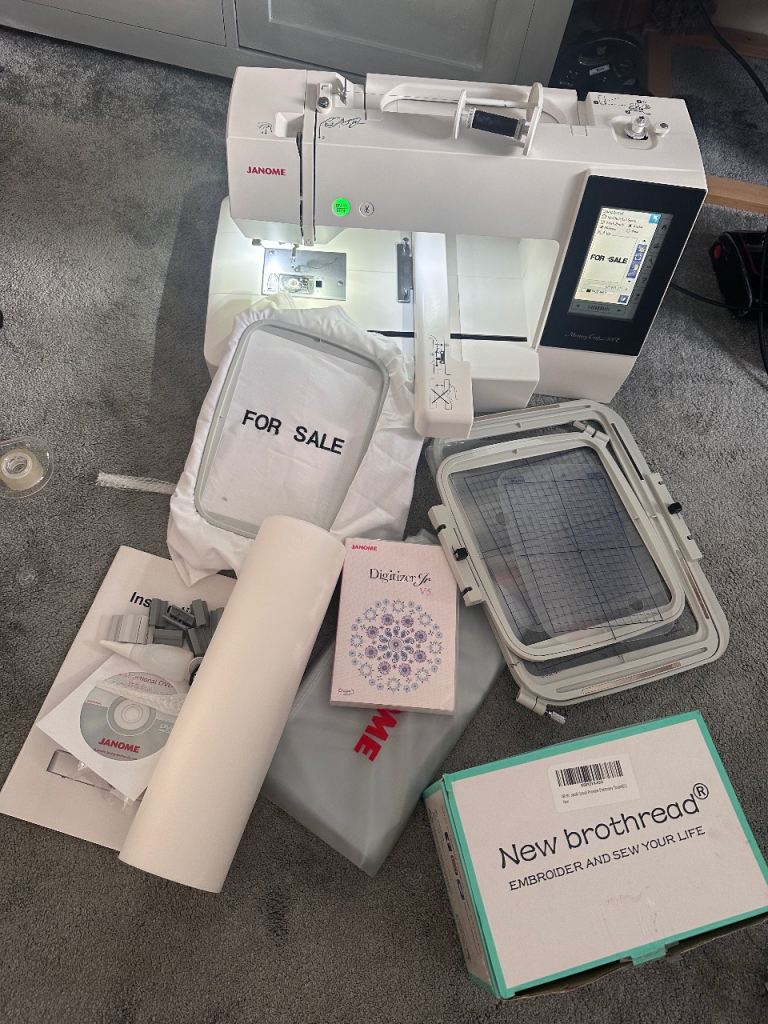 Janome 500E embroidery machine