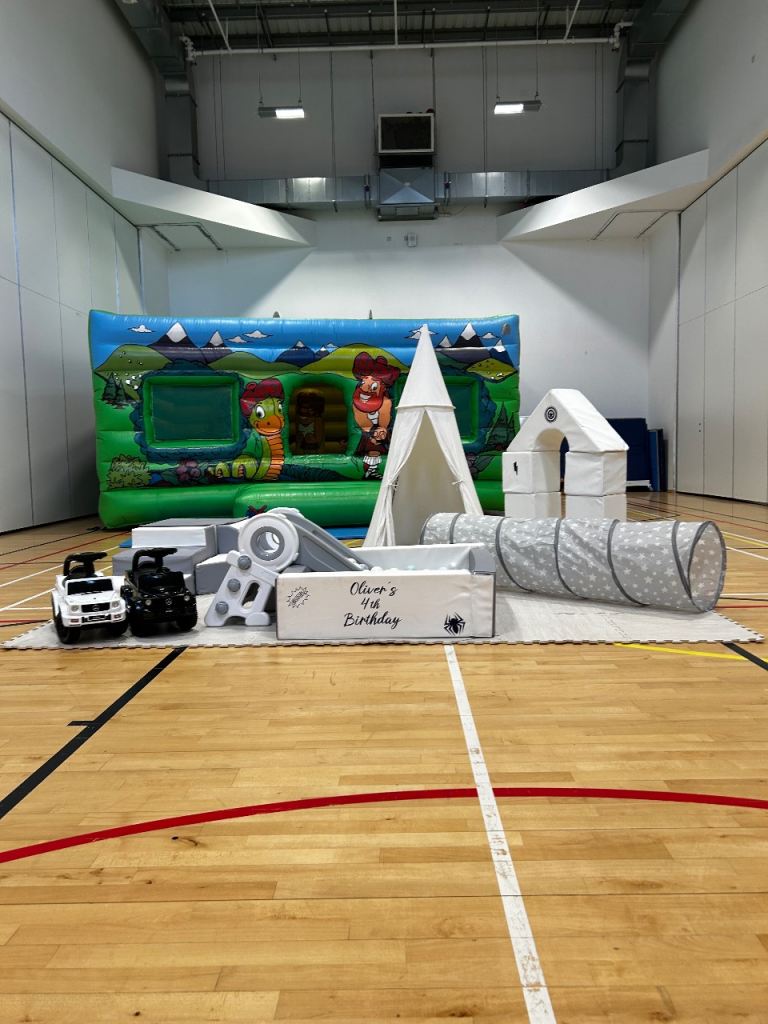 Grey soft play 