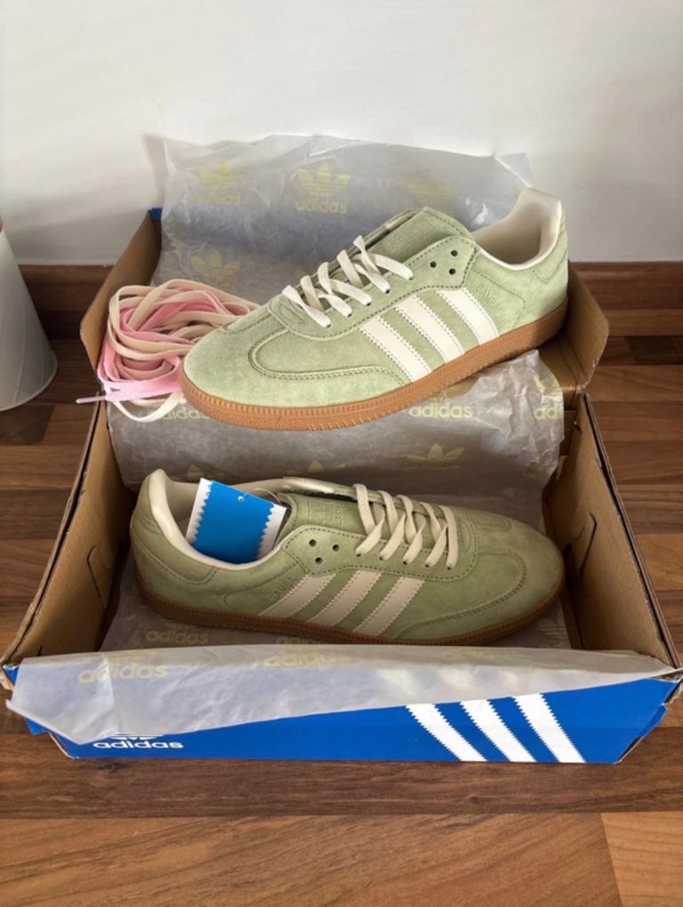 Adidas Gazelle Molly Mae matcha 