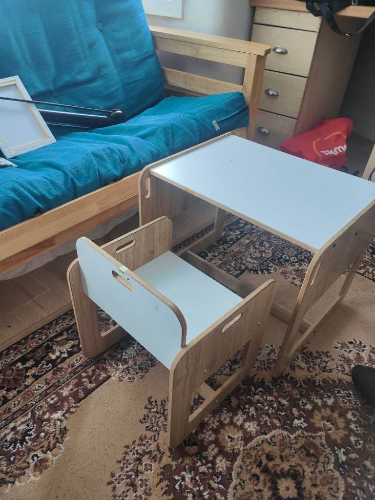 Child's chair and table 