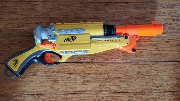 NERF Barrel Break Blaster – Good Condition
