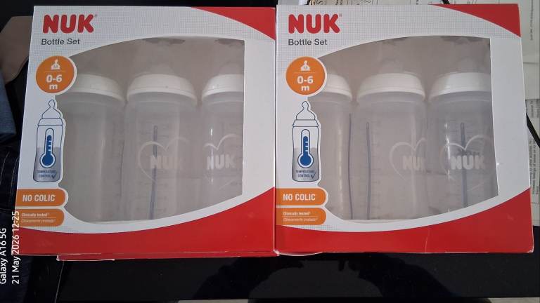 Brand new NUK Bottle Set (0-6m) – No Colic