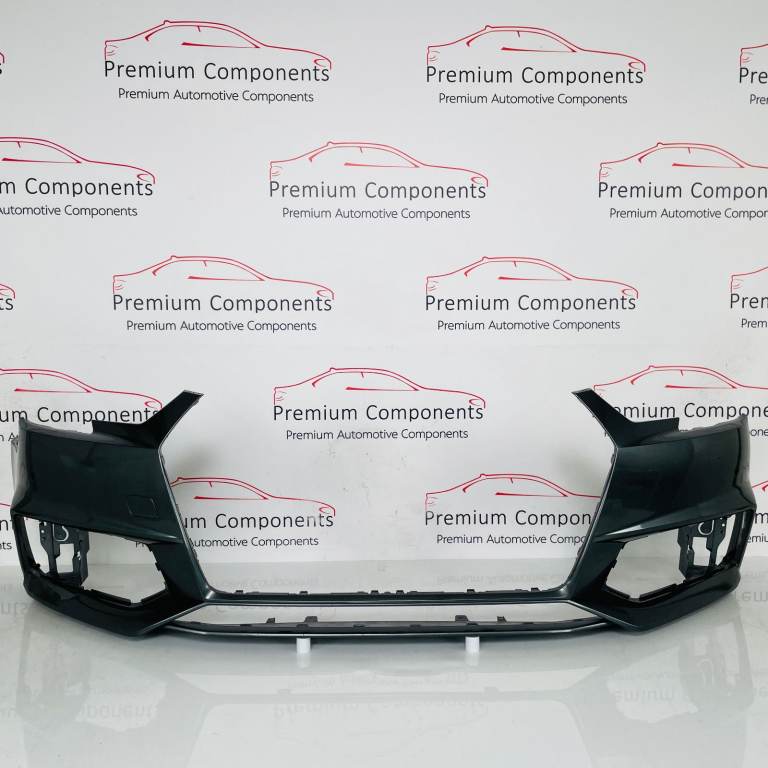 Audi A4 S Line Front Bumper Genuine B9 Grey 8w0-807-437f | 2015 - 2018 [as84]