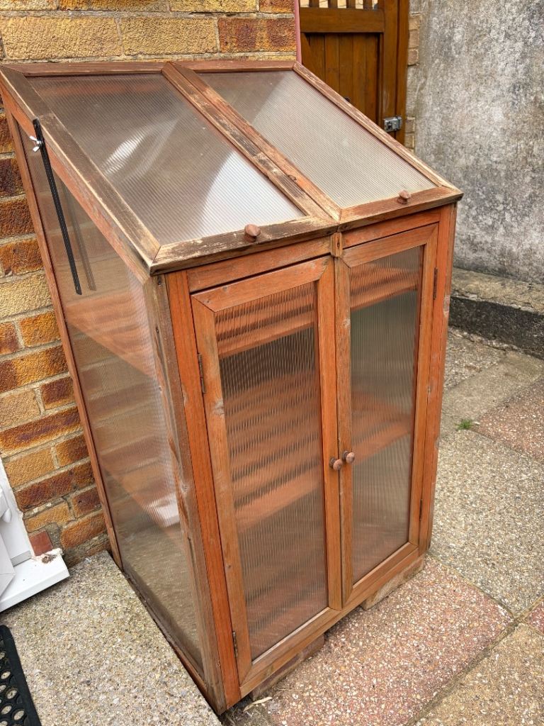 Small Wooden Greenhouse Cold Frame 