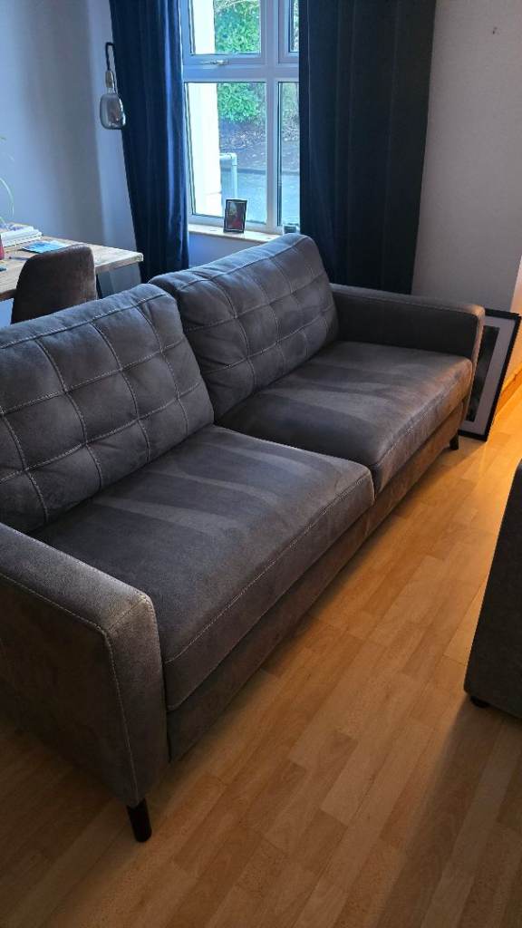 image for Grey 2 seater Sofa, Good condition for collection