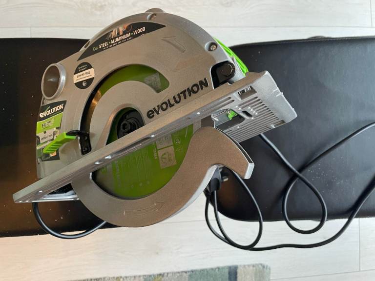 Evolution Circular Saw, 185mm multipurpose blade – Good Condition
