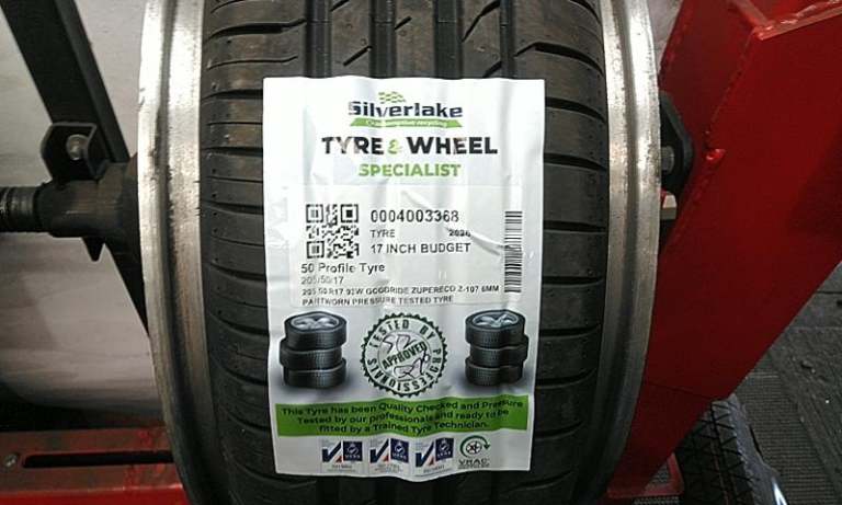 205 50 R17 93w Goodride Zupereco Z-107 6mm Partworn Pressure Tested Tyre