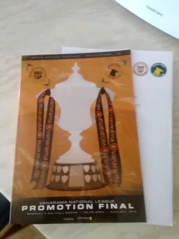 Football national league final programme 