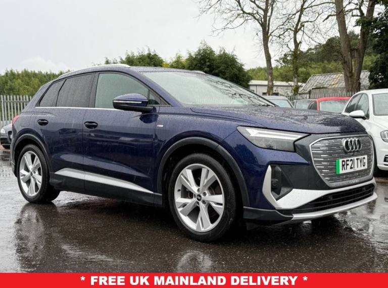 2021 Audi Q4 e-tron 35 S line SUV 5dr Electric Auto 55kWh 170 bhp F.A.S.H  ESTATE ELECTRIC Automatic