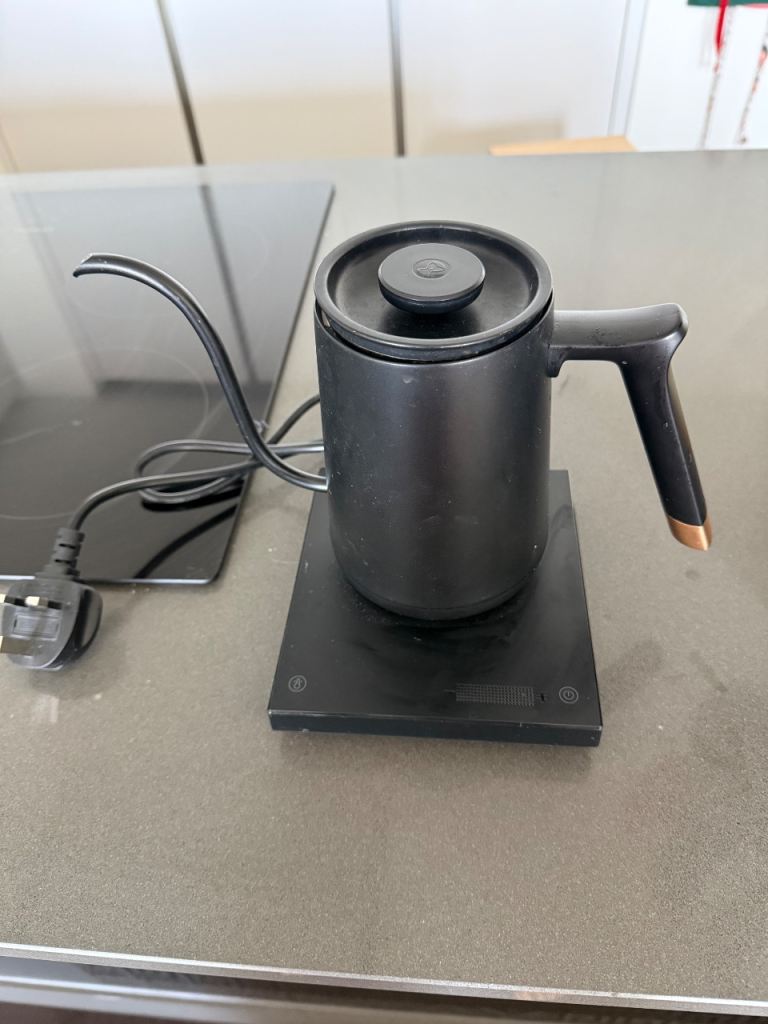 Gooseneck kettle, black