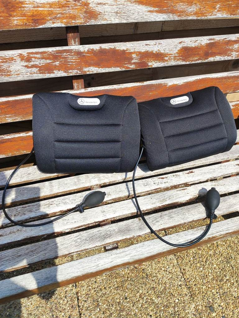 Mercedes-Benz adjustable lumbar support pillows