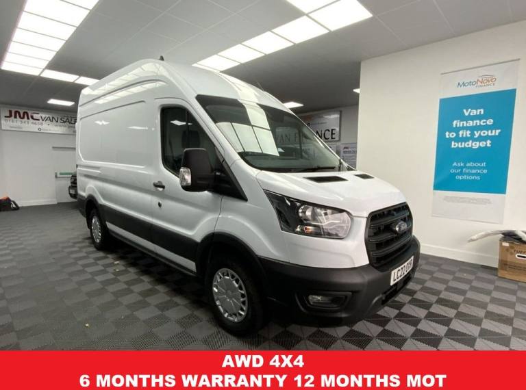 2022 22 FORD TRANSIT 2.0 350 ECOBLUE LEADER L2H2 MWB 4X4 AWD EURO 6 130BHP 1 OWN