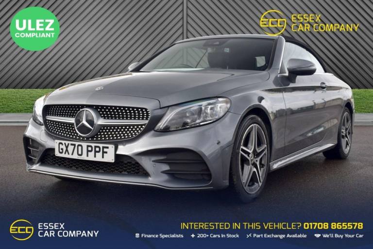 2020 Mercedes-Benz C Class 2.0 C220d AMG Line (Premium) Cabriolet 2dr Diesel G-Tronic+ Euro 6 (s/...