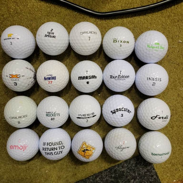 Mixed Golf Balls - 20No