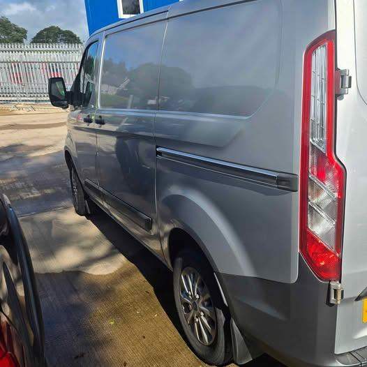 Transit Custom moondust silver sliding door