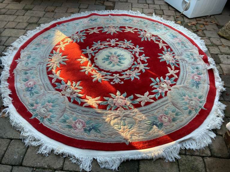 image for LARGE HEAVY PURE WOOL HALLWAY LOUNGE RUG