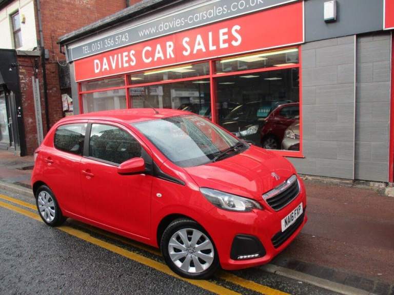 2016 Peugeot 108 1.0 ACTIVE 5DR Manual Hatchback Petrol Manual
