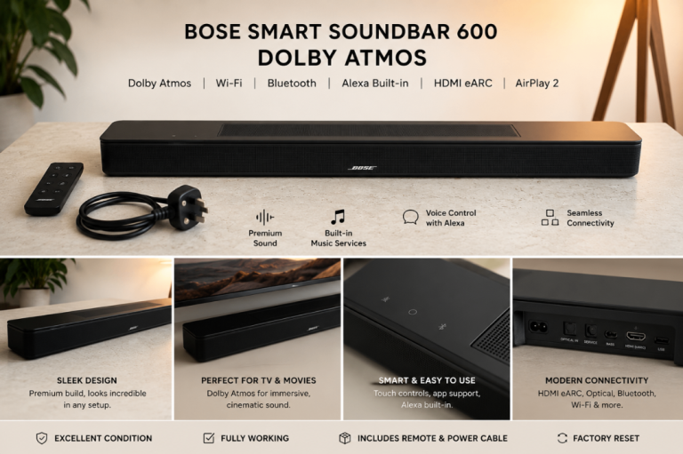 Bose Smart Soundbar 600 - Dolby Atmos - Excellent Condition