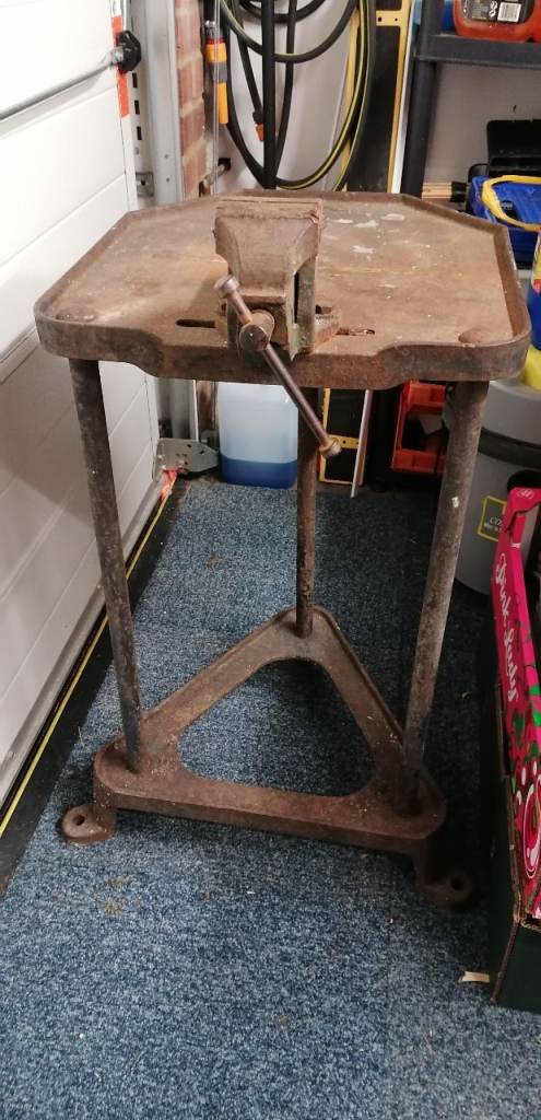 Vintage Blacksmiths Bench
