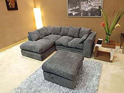 New Dylan Luxury L Shaped Corner Sofa and 3+2 Seater Sofa Set - Free Delivery >> Order Now