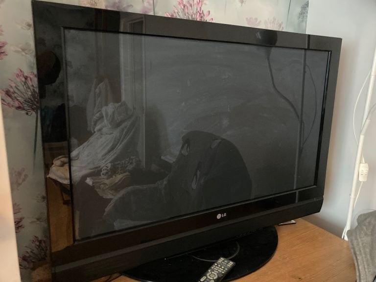 LG television with remote control